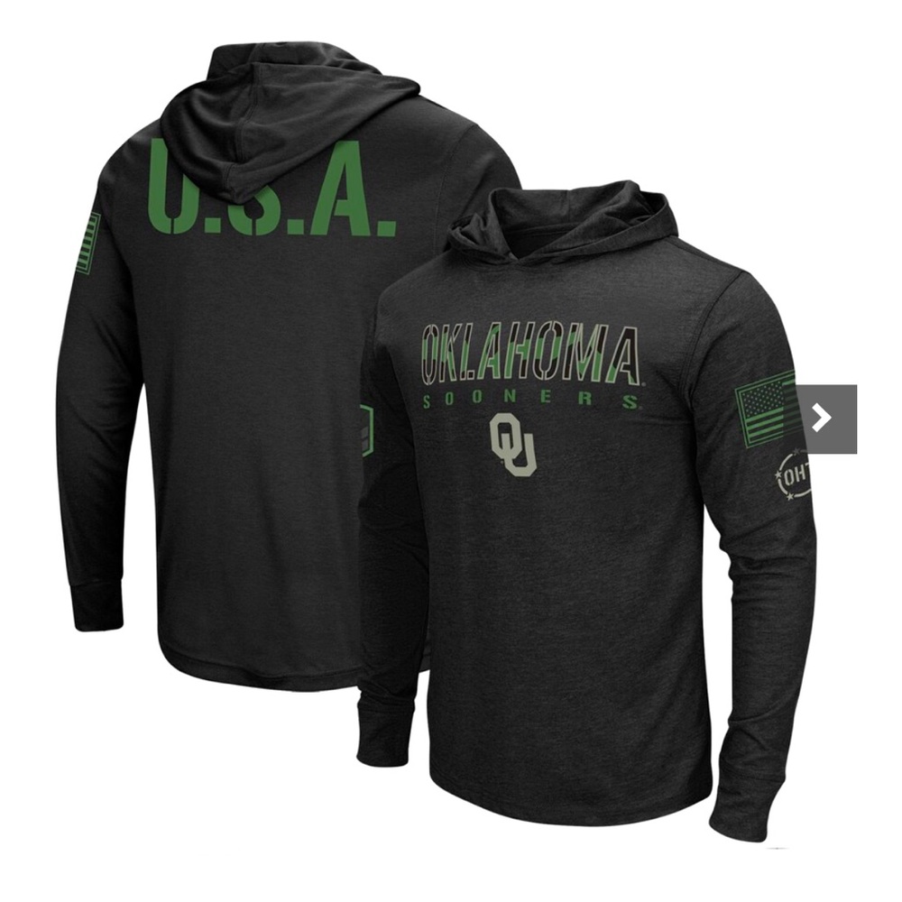 Colosseum - Oklahoma Sooners OHT Military Appreciation Long Sleeve T-Shirt
